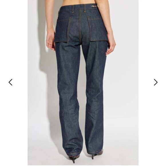 Helmut Lang Utility Straight-Leg Jeans – Raw Indigo – Size 25 – NWT - Picture 13 of 15